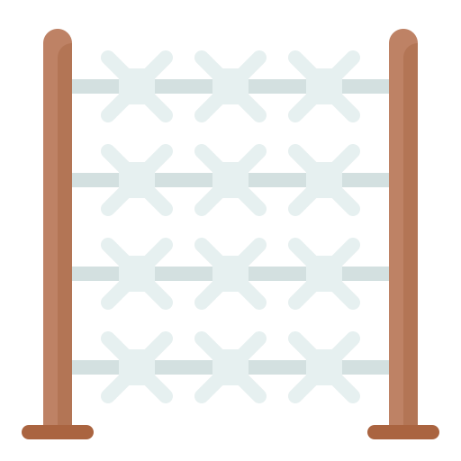 drut kolczasty Generic Flat ikona