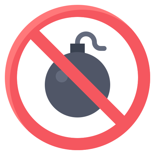 No bomb Generic Flat icon