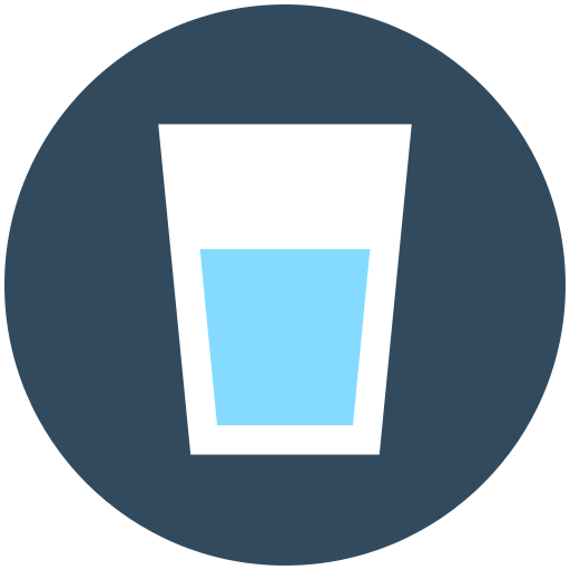 bicchiere d'acqua Generic Circular icona