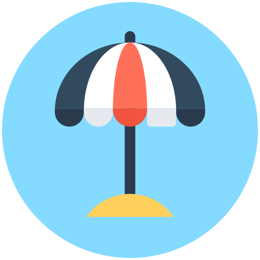 ombrellone da spiaggia Generic Circular icona