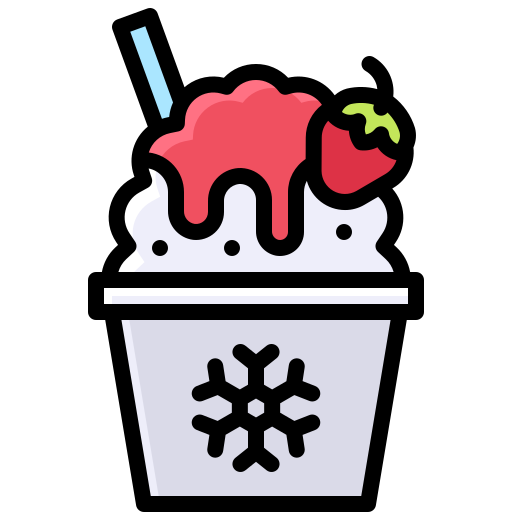 かき氷 Generic Outline Color icon