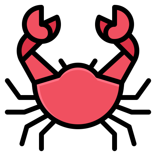 crabe Generic Outline Color Icône