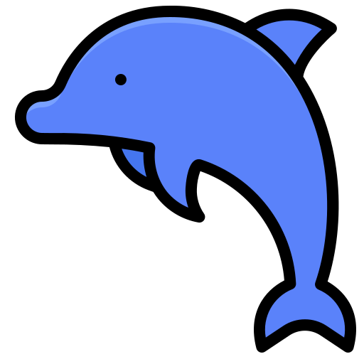 delfín Generic Outline Color icono