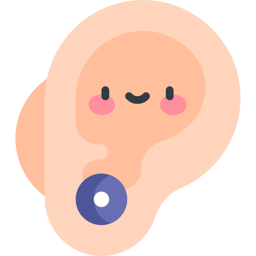 piercing Kawaii Flat icon