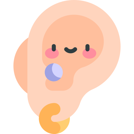 piercing Kawaii Flat icon