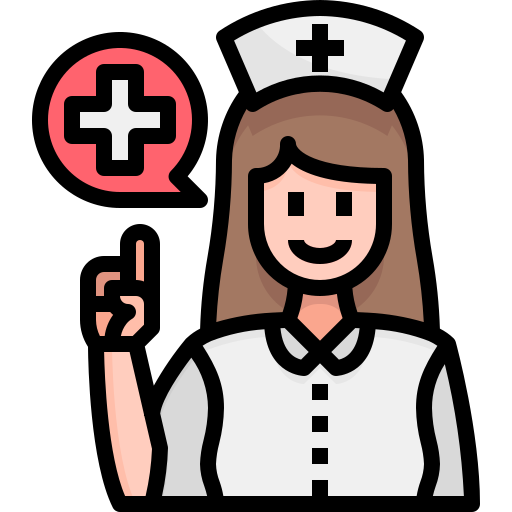 infermiera Justicon Lineal Color icona