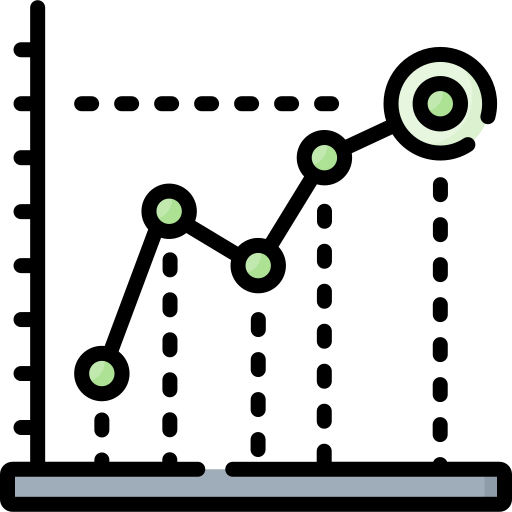 Line chart Special Lineal color icon