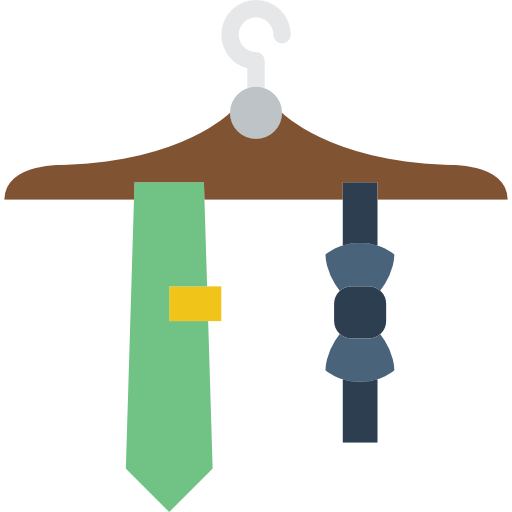 krawat Basic Miscellany Flat ikona