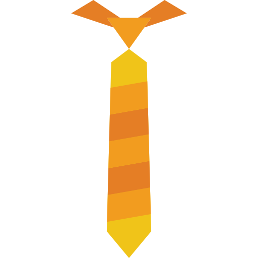 cravatta Basic Miscellany Flat icona