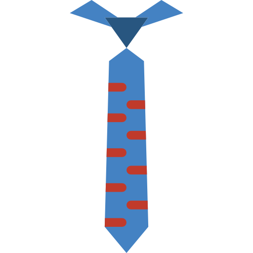cravatta Basic Miscellany Flat icona