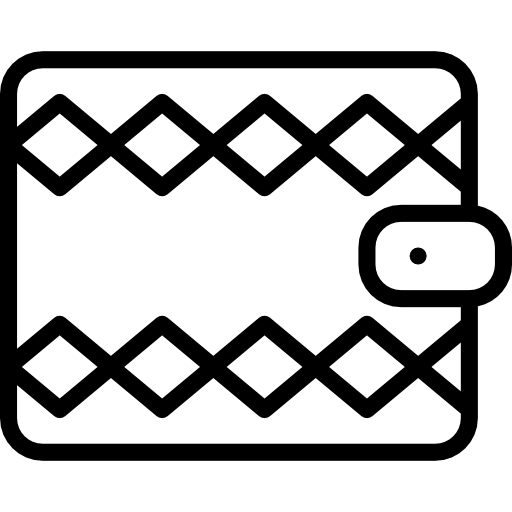 billetera Basic Miscellany Lineal icono