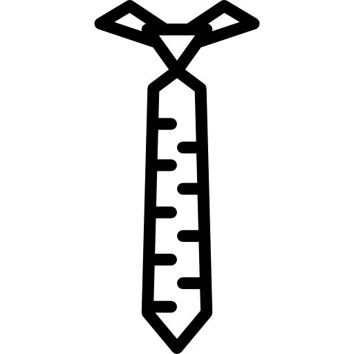 krawat Basic Miscellany Lineal ikona