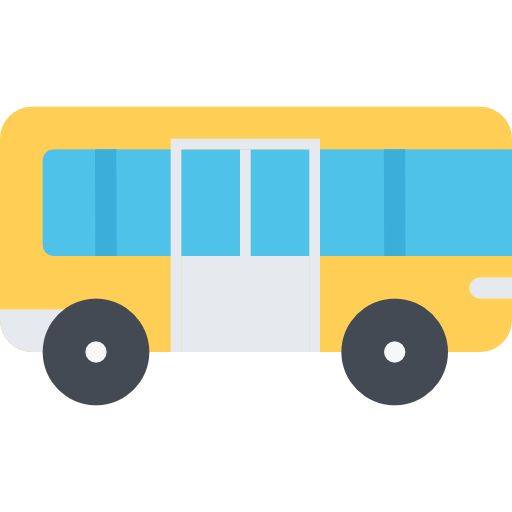 bus Coloring Flat icon