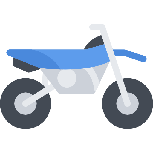 moto Coloring Flat icono