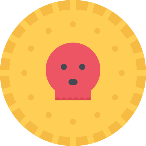 Coin Coloring Flat icon