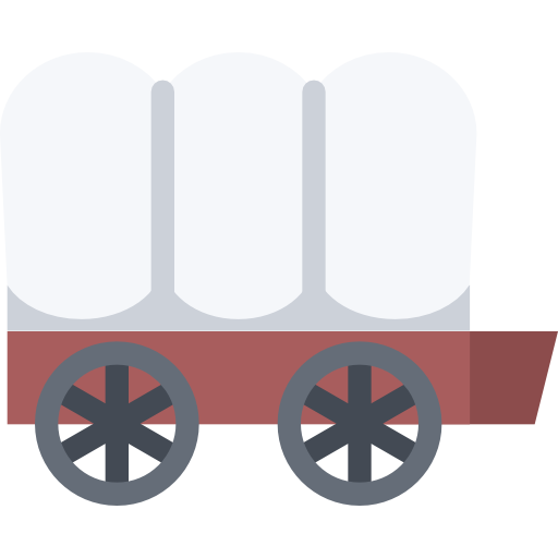 wagon Coloring Flat Icône