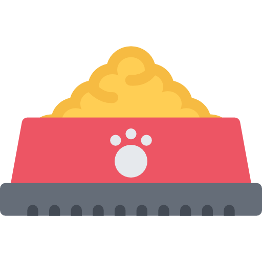 tierfutter Coloring Flat icon