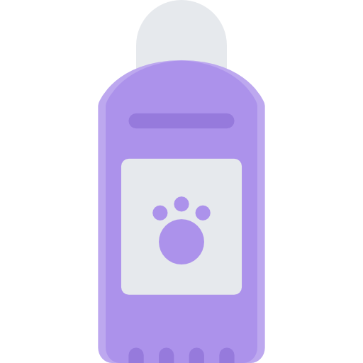 haustier shampoo Coloring Flat icon