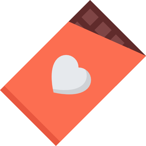 chocolade Coloring Flat icoon