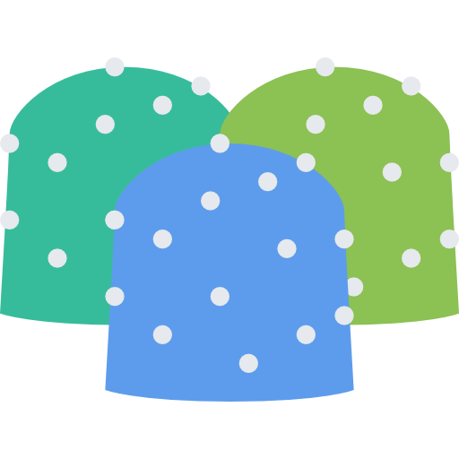 Gummy Coloring Flat icon