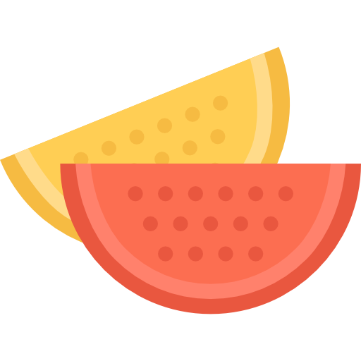 Watermelon Coloring Flat icon