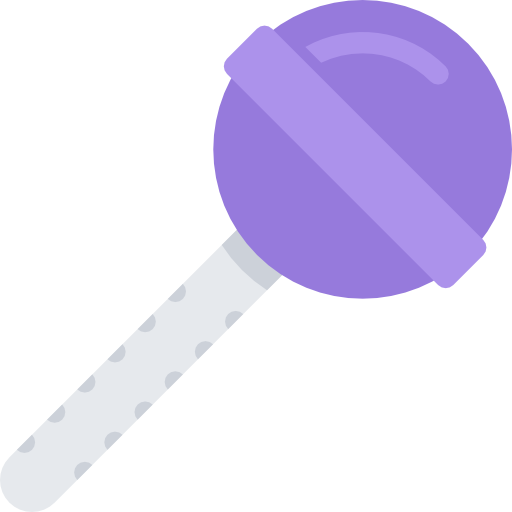 Lollipop Coloring Flat icon