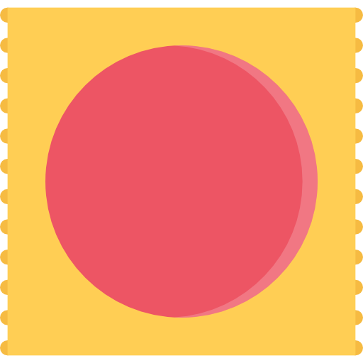 condoom Coloring Flat icoon