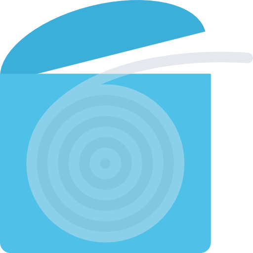 zahnseide Coloring Flat icon