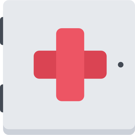 medycyna Coloring Flat ikona