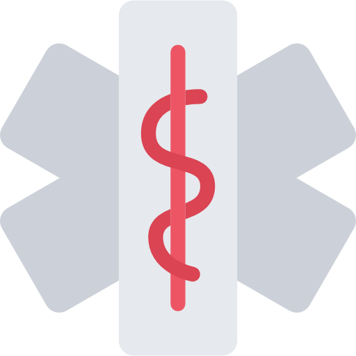 krankenhaus Coloring Flat icon