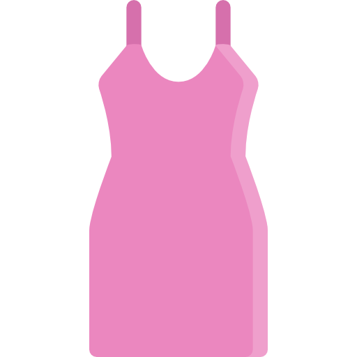 kleid Coloring Flat icon
