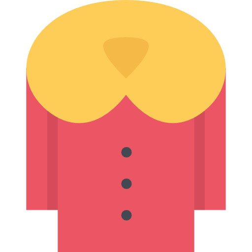 コート Coloring Flat icon