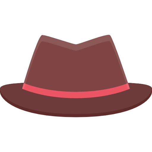 帽子 Coloring Flat icon