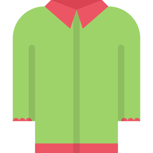 chaqueta Coloring Flat icono