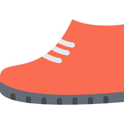 zapato Coloring Flat icono