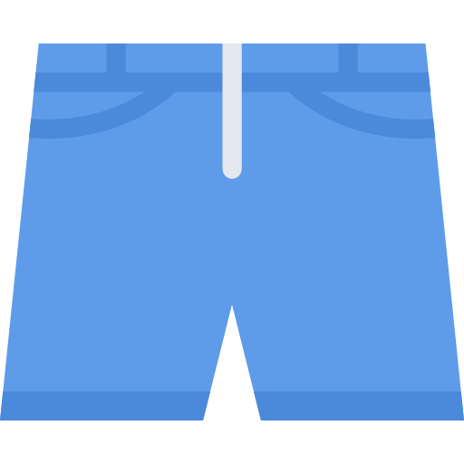 pantalones cortos Coloring Flat icono