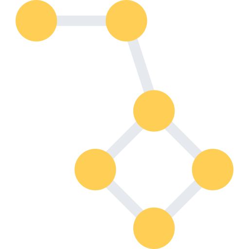 konstellation Coloring Flat icon