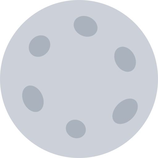 plutone Coloring Flat icona