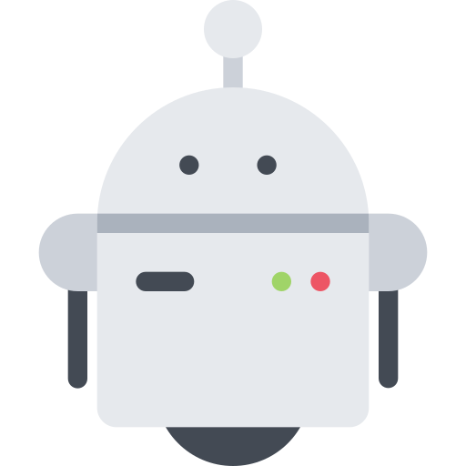 robot Coloring Flat icona