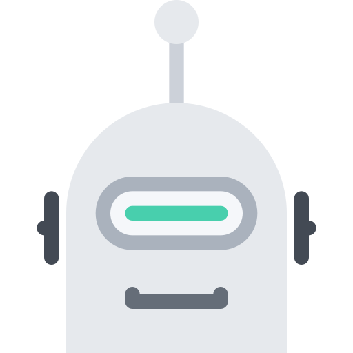 robot Coloring Flat Icône