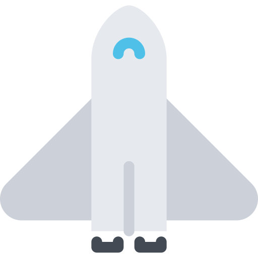 Aeroplane Coloring Flat icon
