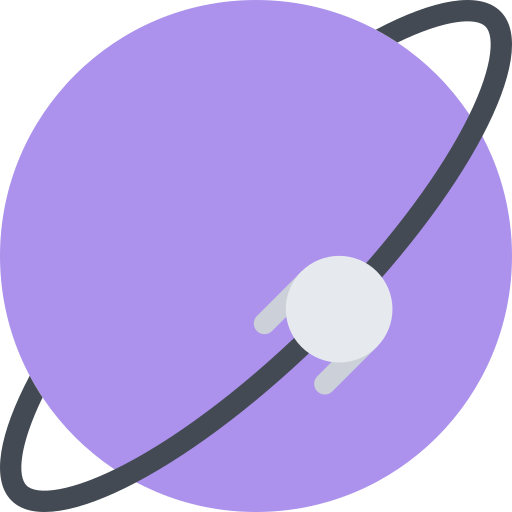 planeta Coloring Flat icono
