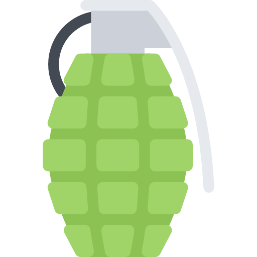 Grenade Coloring Flat icon