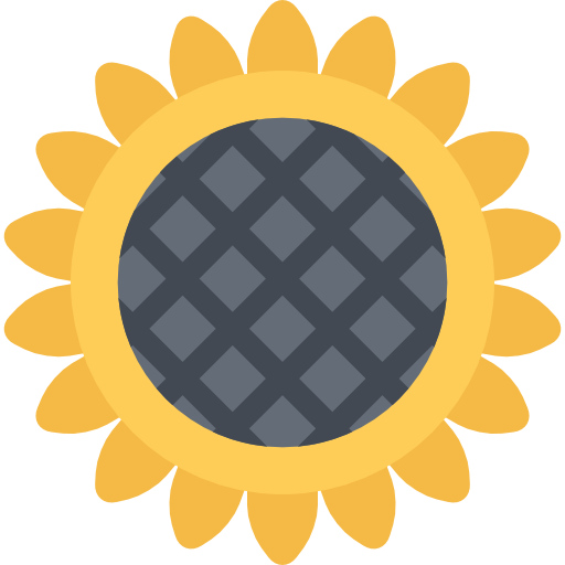 girasol Coloring Flat icono