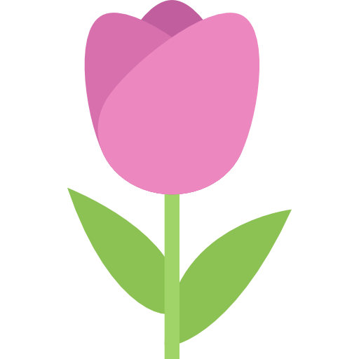 Flower Coloring Flat icon