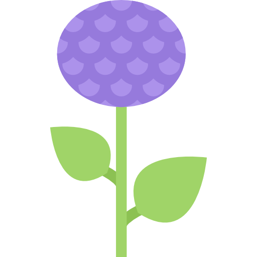 kwiat Coloring Flat ikona