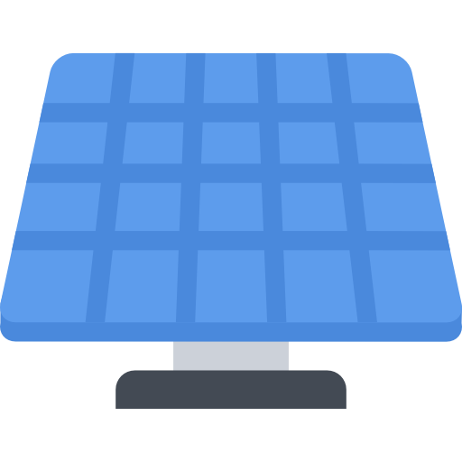 zonnepaneel Coloring Flat icoon