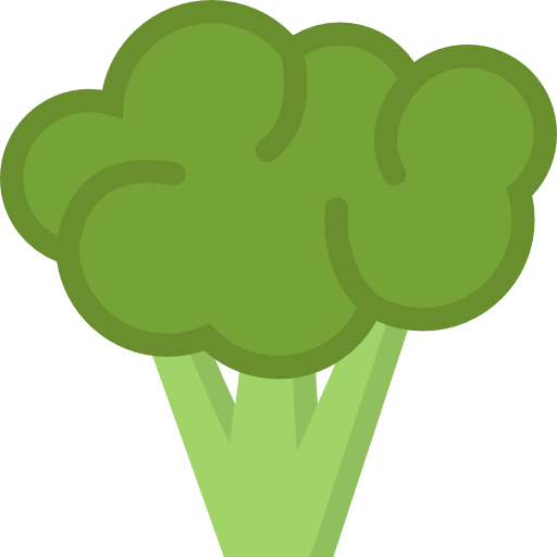 brócoli Coloring Flat icono