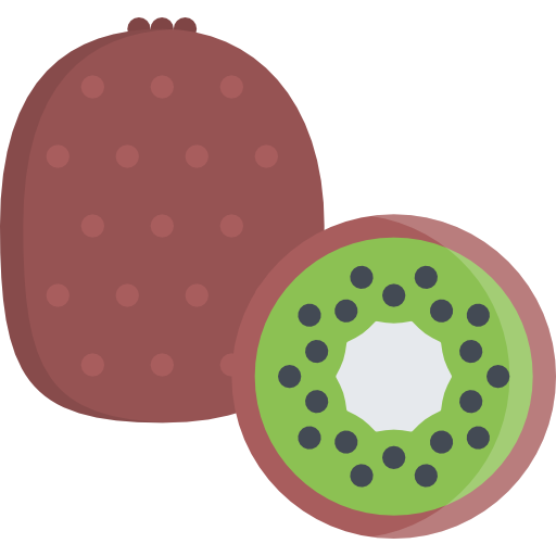 Kiwi Coloring Flat icon