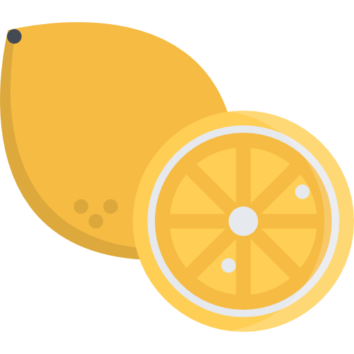레몬 Coloring Flat icon